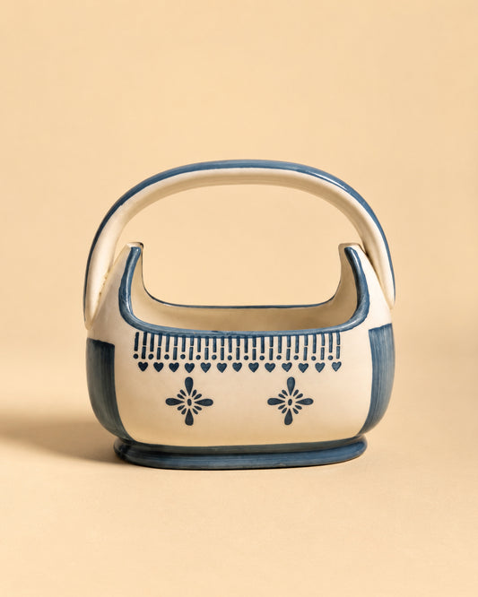 Vintage Bloom Basket