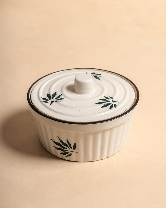 Leafy Serving Bowl